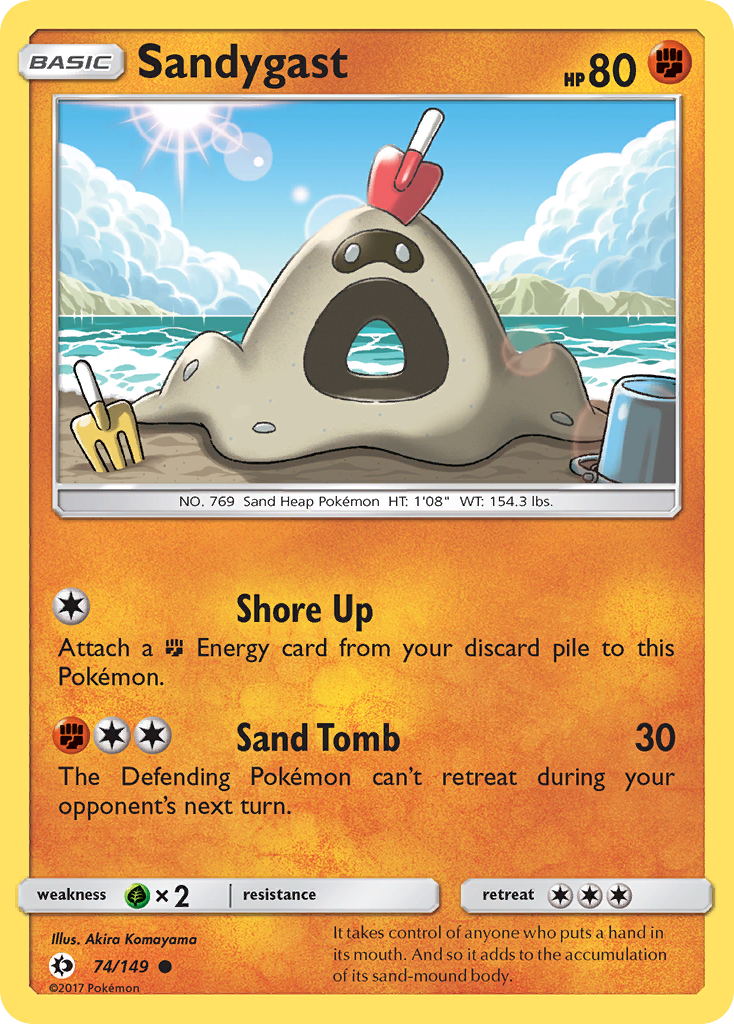 Sandygast (74/149) [Sun & Moon: Base Set] | The Time Vault CA