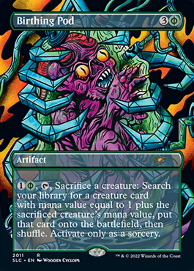 Birthing Pod (Borderless Alternate Art) [Secret Lair Countdown Kit] | The Time Vault CA