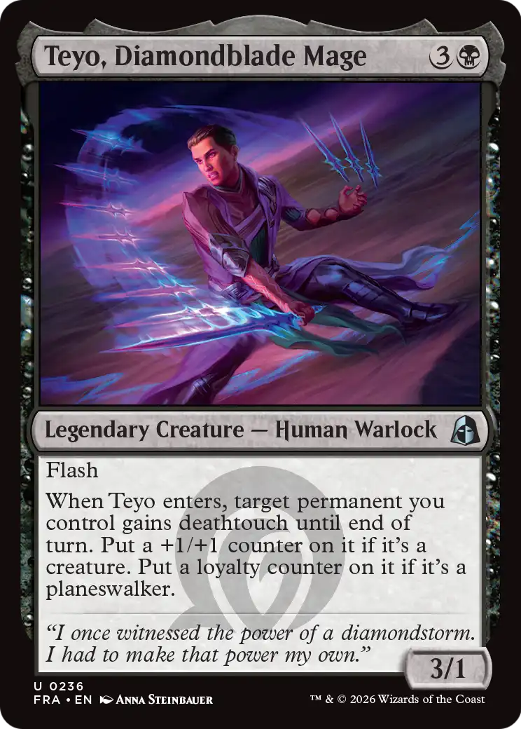 Teyo, Diamondblade Mage [Reality Fracture] | The Time Vault CA
