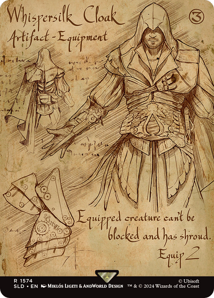 Whispersilk Cloak [Secret Lair Drop Series] | The Time Vault CA