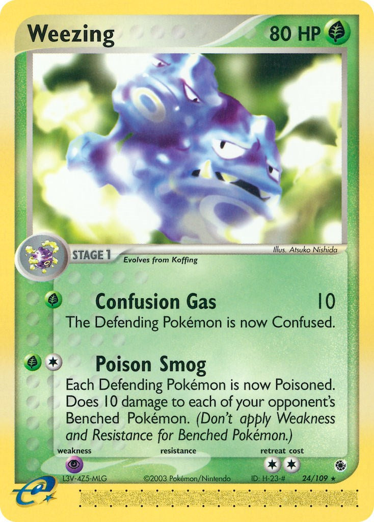 Weezing (24/109) [EX: Ruby & Sapphire] | The Time Vault CA