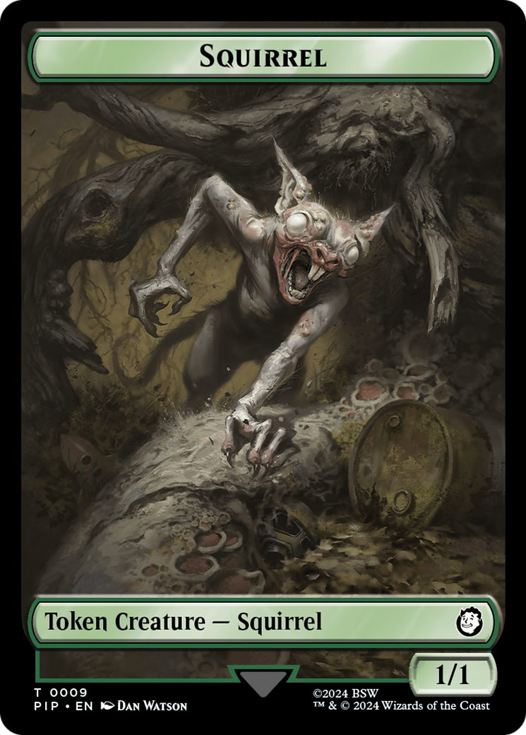 Food (013) // Squirrel Double-Sided Token [Fallout Tokens] | The Time Vault CA