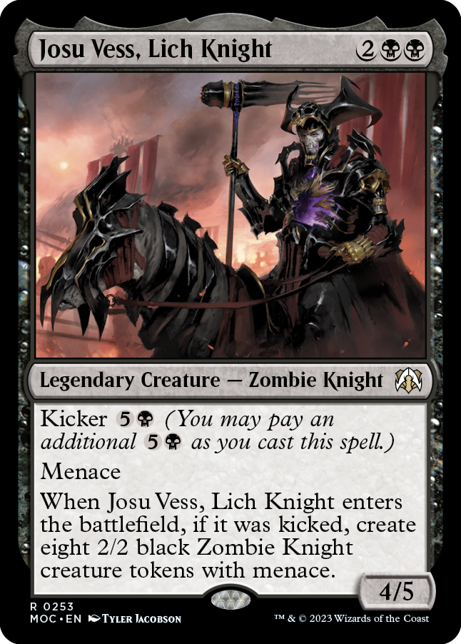 Josu Vess, Lich Knight [March of the Machine Commander] | The Time Vault CA