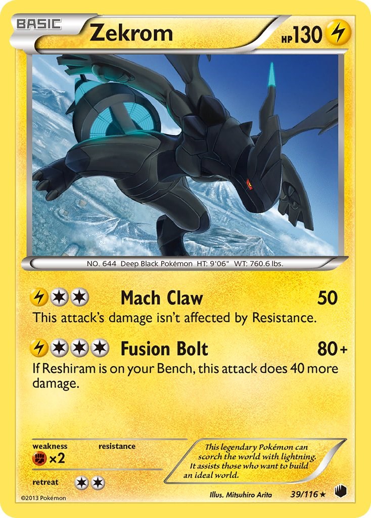 Zekrom (39/116) [Black & White: Plasma Freeze] | The Time Vault CA