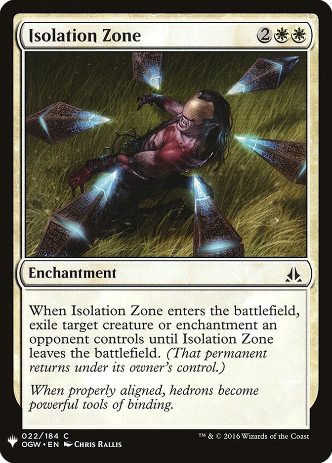 Isolation Zone [Mystery Booster] | The Time Vault CA