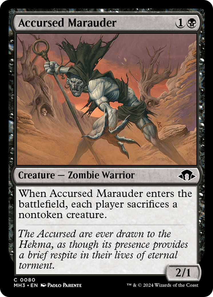 Accursed Marauder [Modern Horizons 3] | The Time Vault CA