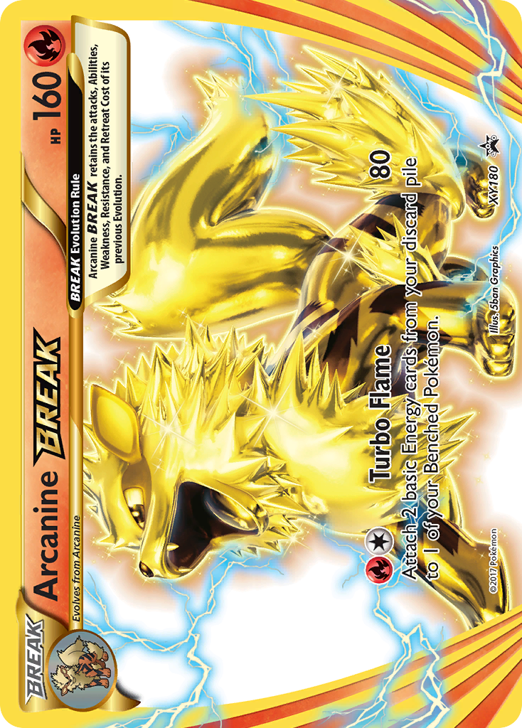 Arcanine BREAK (XY180) [XY: Black Star Promos] | The Time Vault CA