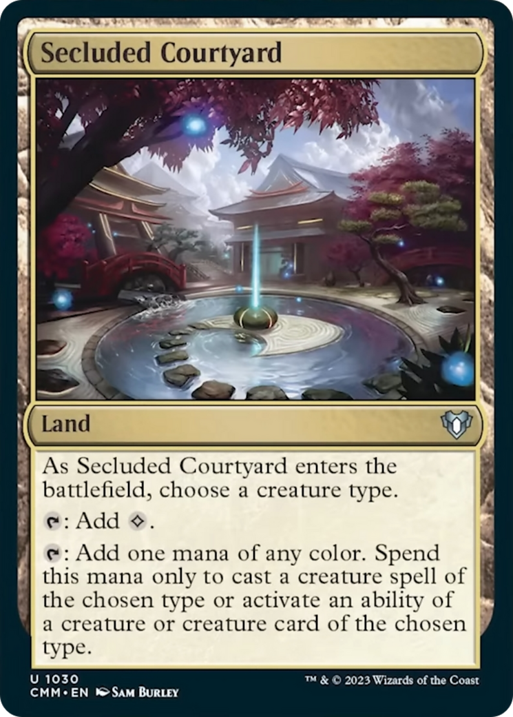 Secluded Courtyard [Commander Masters] | The Time Vault CA