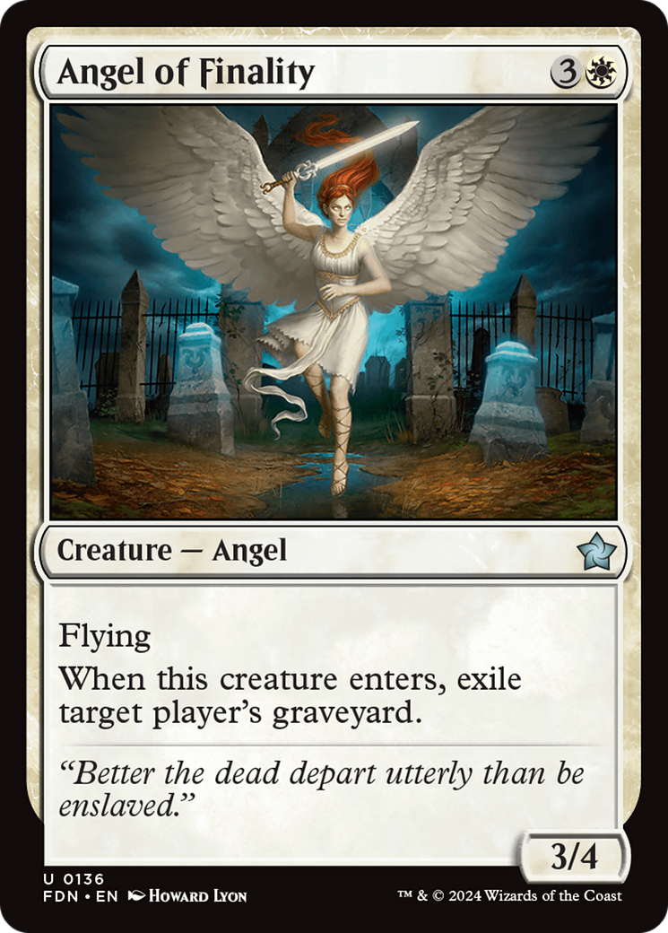 Angel of Finality [Foundations] | The Time Vault CA