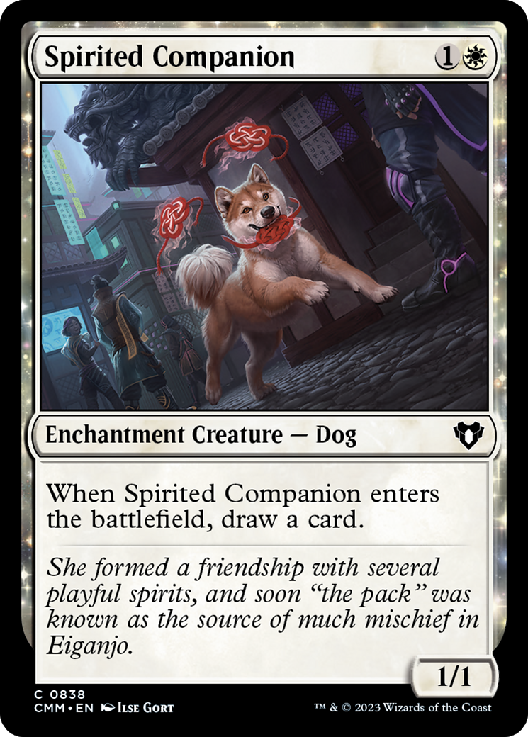 Spirited Companion [Commander Masters] | The Time Vault CA