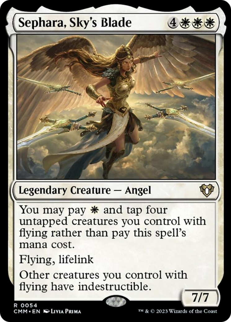 Sephara, Sky's Blade [Commander Masters] | The Time Vault CA