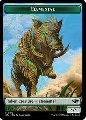 Elemental // Plot Double-Sided Token [Outlaws of Thunder Junction Tokens] | The Time Vault CA