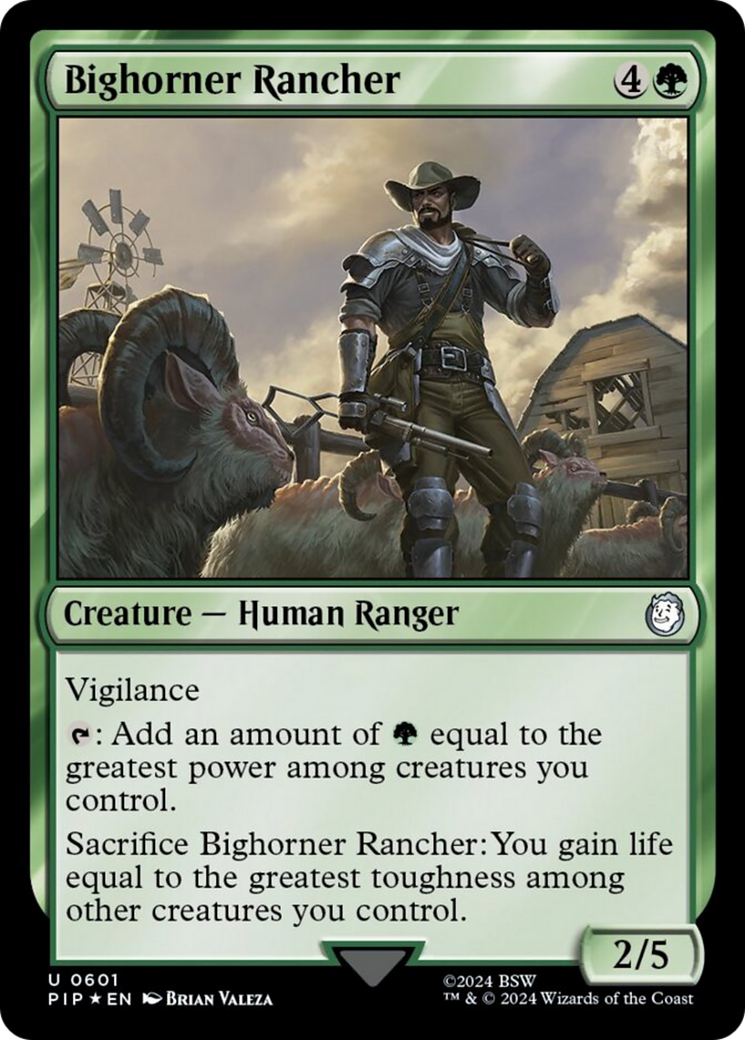 Bighorner Rancher (Surge Foil) [Fallout] | The Time Vault CA