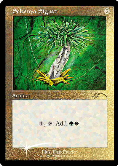 Selesnya Signet (Retro) (Foil Etched) [Secret Lair Drop Series] | The Time Vault CA