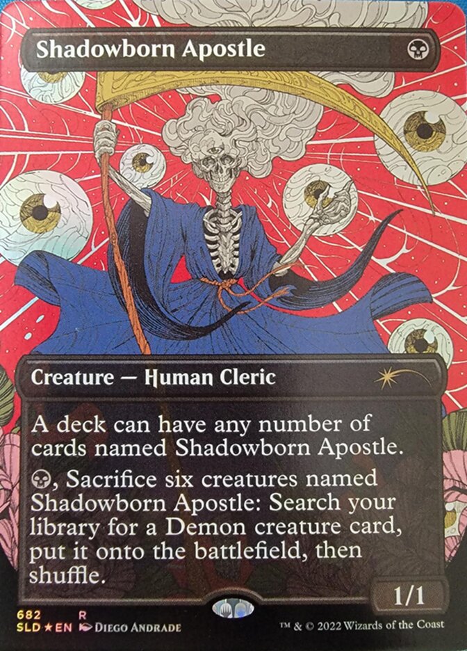 Shadowborn Apostle (Borderless) (682) [Secret Lair Drop Promos] | The Time Vault CA