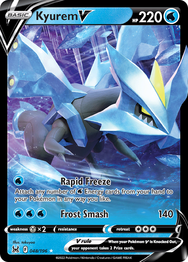 Kyurem V (048/196) (Jumbo Card) [Sword & Shield: Lost Origin] | The Time Vault CA