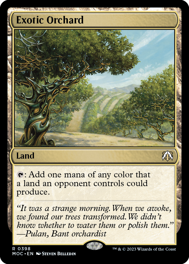 Exotic Orchard [March of the Machine Commander] | The Time Vault CA