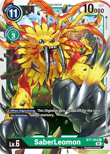 SaberLeomon [BT7-052] [Next Adventure] | The Time Vault CA