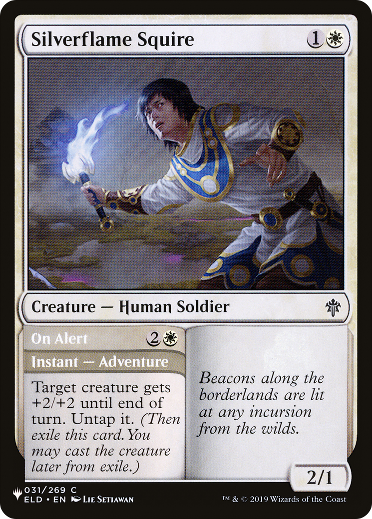 Silverflame Squire [The List] | The Time Vault CA