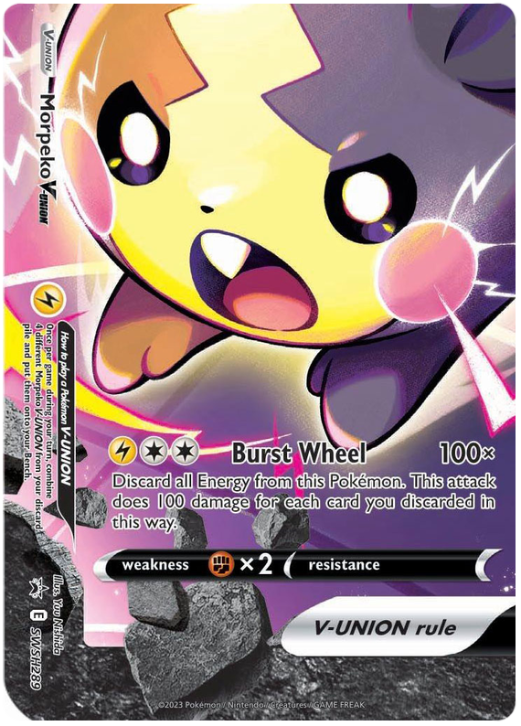 Morpeko V-Union (SWSH289) [Sword & Shield: Black Star Promos] | The Time Vault CA
