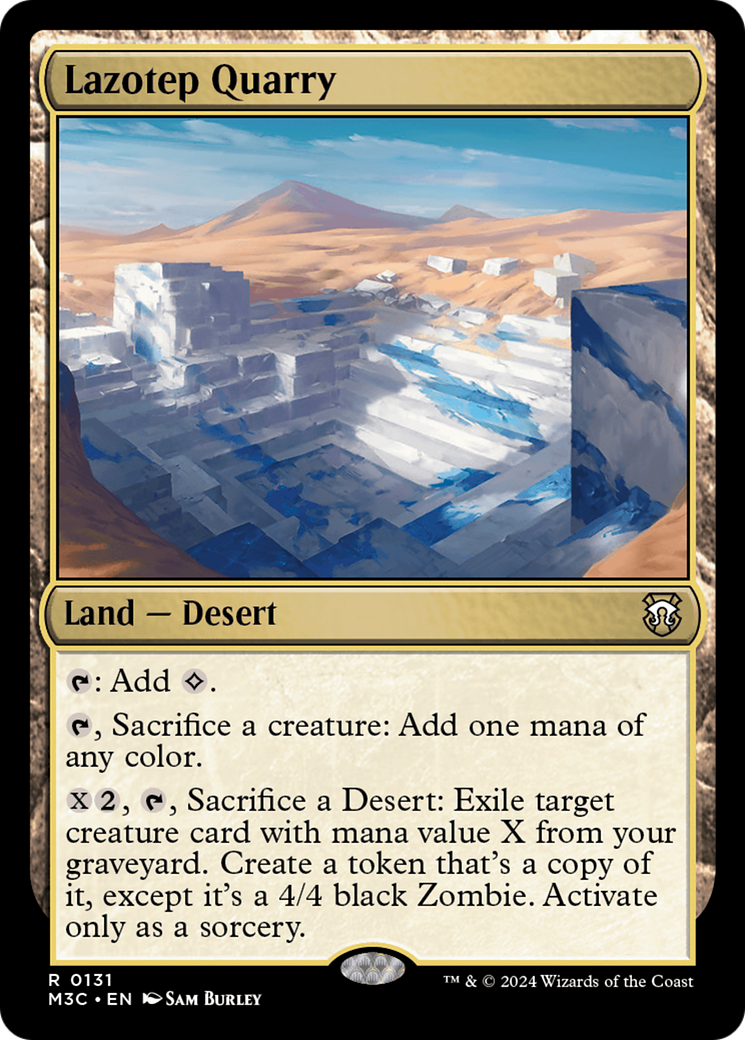 Lazotep Quarry (Extended Art) [Modern Horizons 3 Commander] | The Time Vault CA