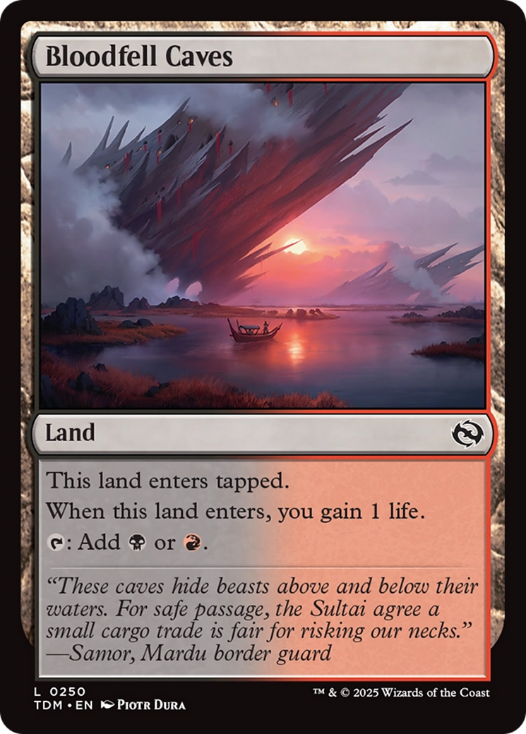 Bloodfell Caves [Tarkir: Dragonstorm] | The Time Vault CA