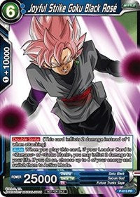 Joyful Strike Goku Black Rose (Foil Version) (P-015) [Promotion Cards] | The Time Vault CA