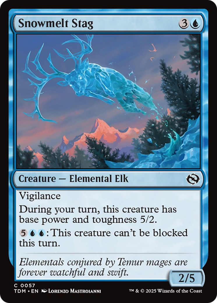 Snowmelt Stag [Tarkir: Dragonstorm] | The Time Vault CA