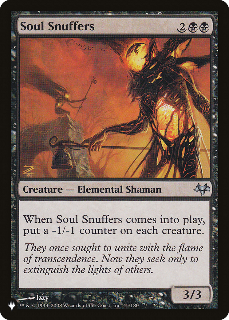 Soul Snuffers [The List Reprints] | The Time Vault CA