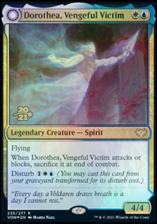 Dorothea, Vengeful Victim // Dorothea's Retribution [Innistrad: Crimson Vow Prerelease Promos] | The Time Vault CA