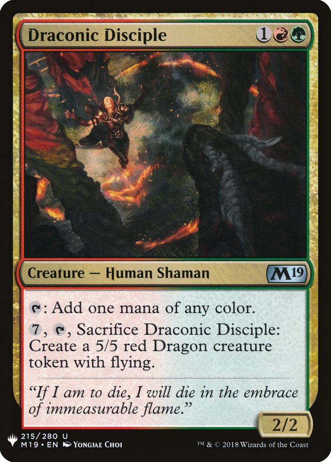 Draconic Disciple [Mystery Booster] | The Time Vault CA