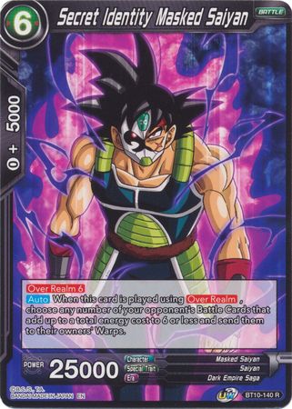 Secret Identity Masked Saiyan (BT10-140) [Rise of the Unison Warrior 2nd Edition] | The Time Vault CA