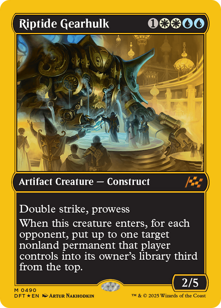 Riptide Gearhulk (First-Place Foil) [Aetherdrift] | The Time Vault CA