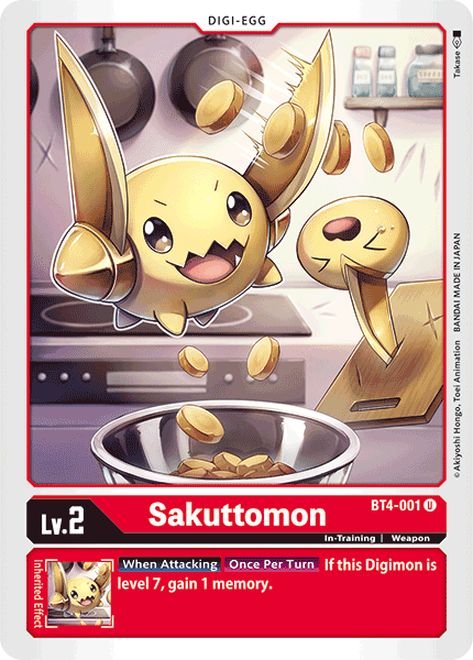 Sakuttomon [BT4-001] [Great Legend] | The Time Vault CA