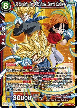 SS Son Goku, Pan, & SS Trunks, Galactic Explorers (BT17-009) [Ultimate Squad] | The Time Vault CA