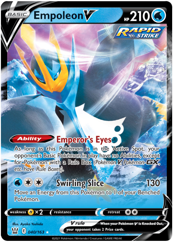 Empoleon V (040/163) [Sword & Shield: Battle Styles] | The Time Vault CA