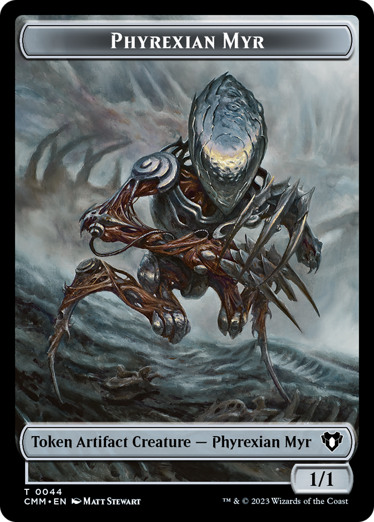 Phyrexian Myr Token [Commander Masters Tokens] | The Time Vault CA