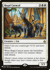 Regal Caracal [The List] | The Time Vault CA