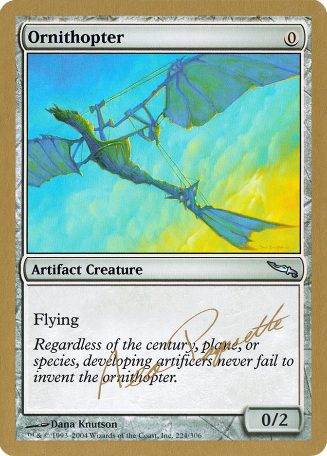 Ornithopter (Aeo Paquette) [World Championship Decks 2004] | The Time Vault CA
