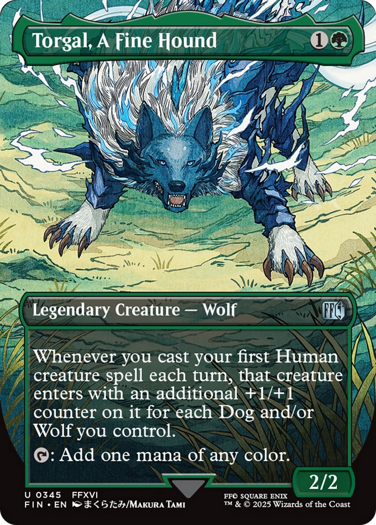 Torgal, A Fine Hound (Borderless) [FINAL FANTASY] | The Time Vault CA