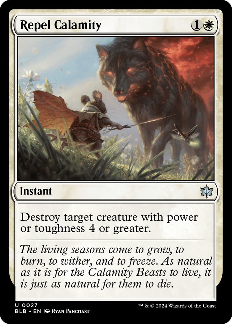Repel Calamity [Bloomburrow] | The Time Vault CA