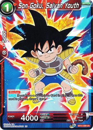 Son Goku, Saiyan Youth (BT11-008) [Vermilion Bloodline 2nd Edition] | The Time Vault CA