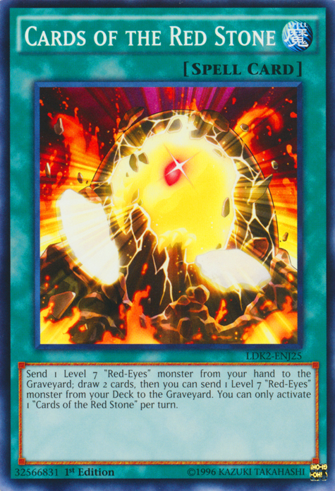 Cards of the Red Stone [LDK2-ENJ25] Common | The Time Vault CA
