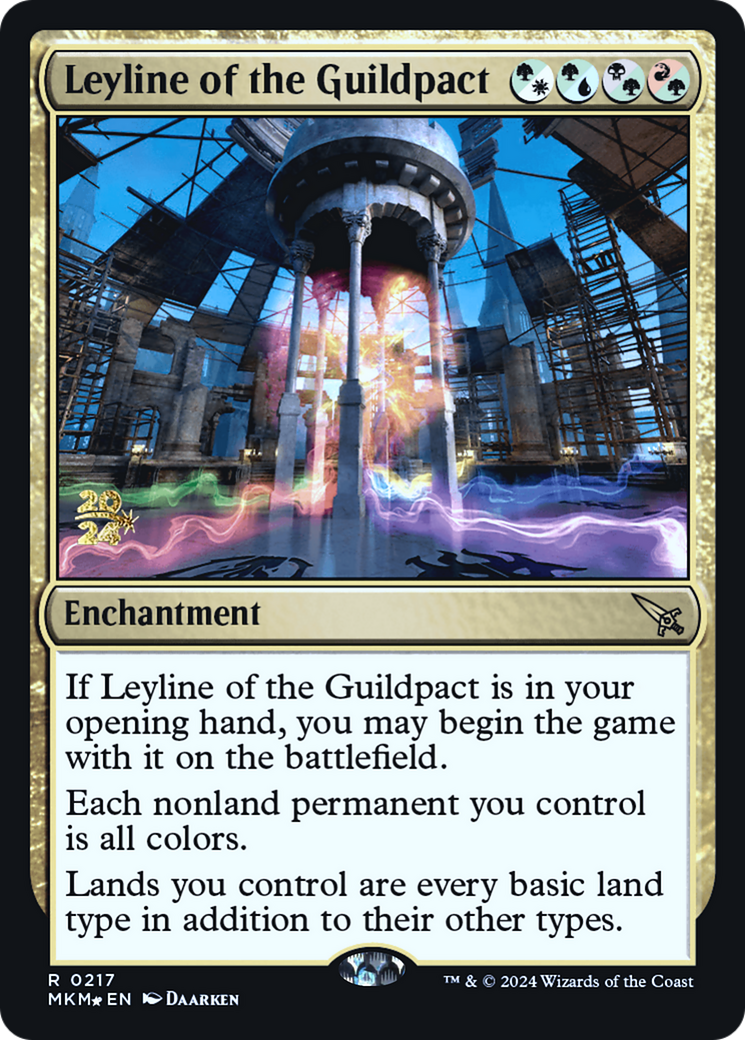 Leyline of the Guildpact [Murders at Karlov Manor Prerelease Promos] | The Time Vault CA