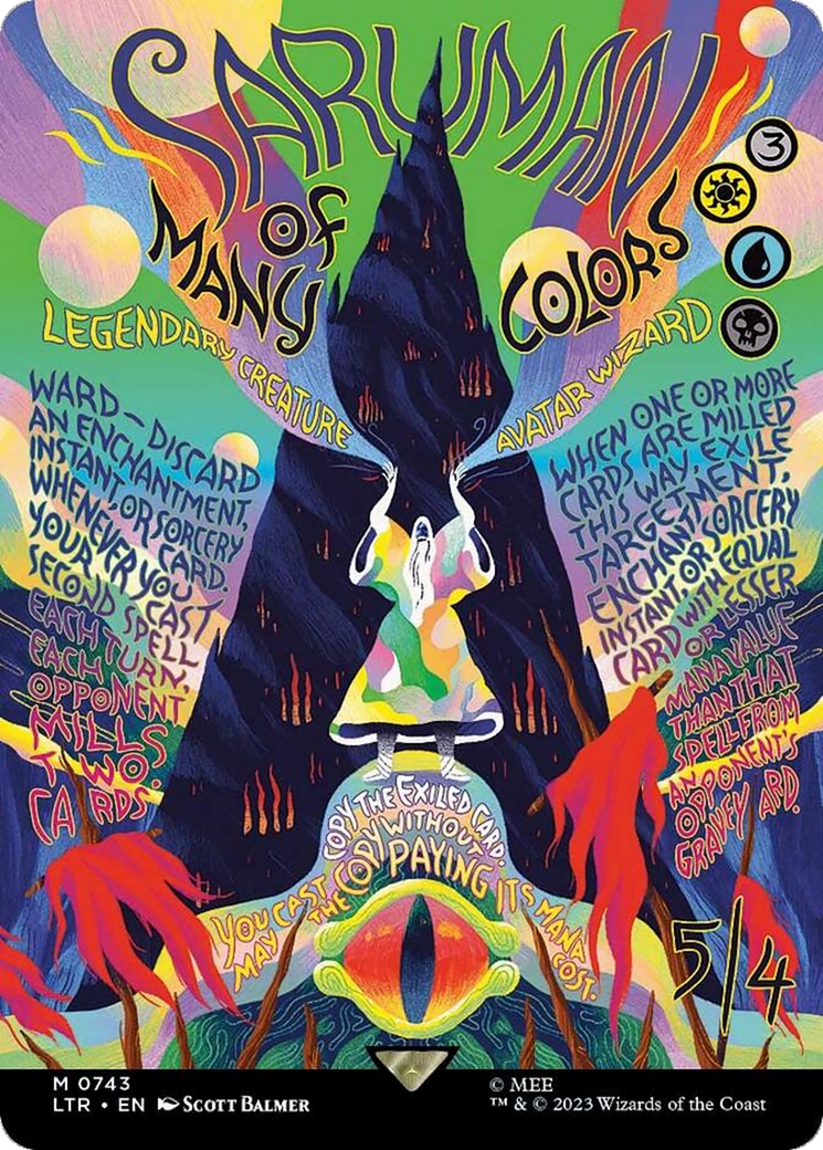 Saruman of Many Colors (Borderless Poster) [The Lord of the Rings: Tales of Middle-Earth] | The Time Vault CA