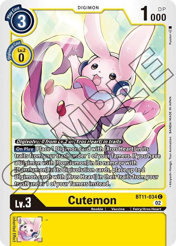 Cutemon [BT11-034] [Dimensional Phase] | The Time Vault CA