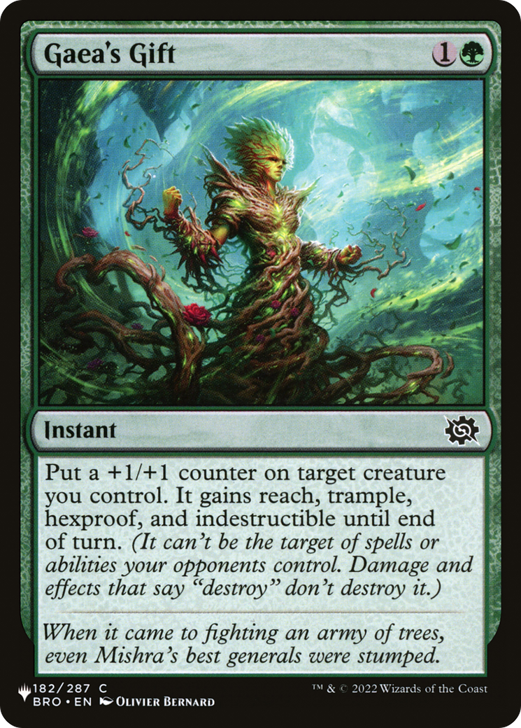 Gaea's Gift [The List] | The Time Vault CA