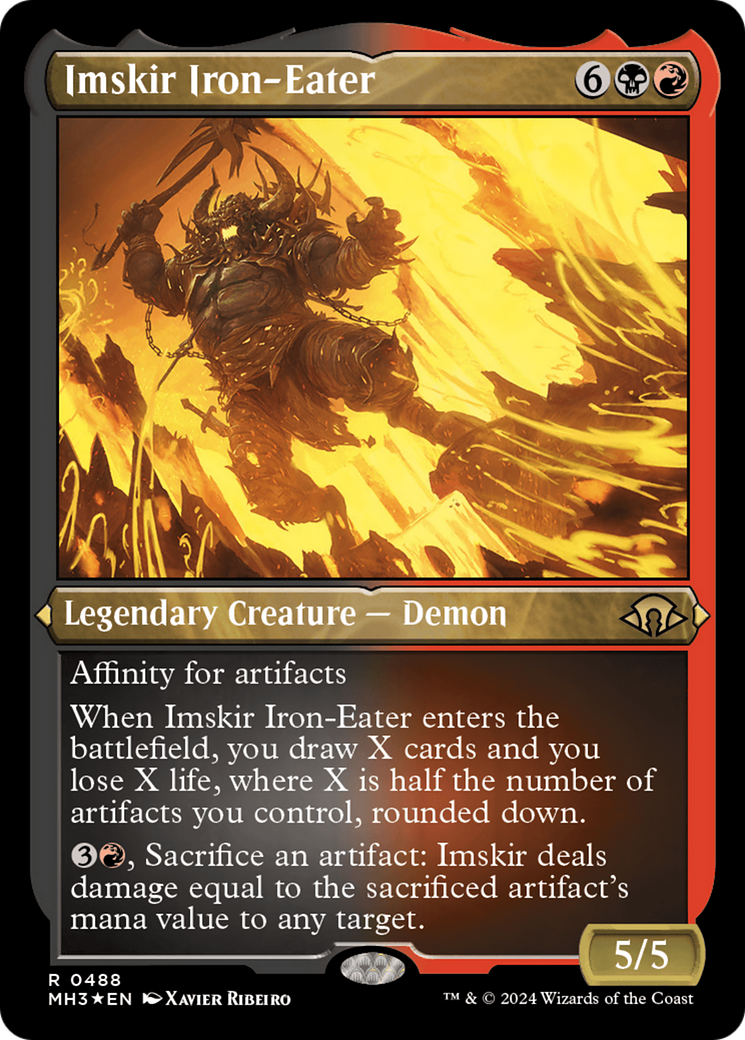 Imskir Iron-Eater (Foil Etched) [Modern Horizons 3] | The Time Vault CA