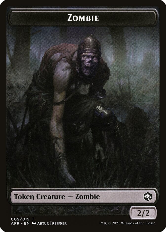 Zombie Token [Dungeons & Dragons: Adventures in the Forgotten Realms Tokens] | The Time Vault CA