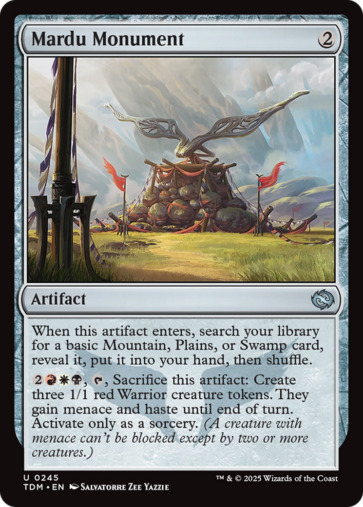 Mardu Monument [Tarkir: Dragonstorm] | The Time Vault CA